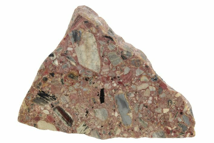 Polished Brecciated Chert Slab - Australia #240105